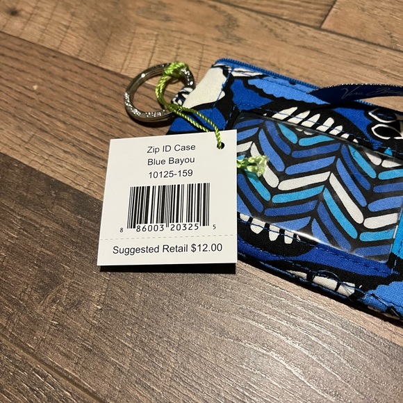 Vera Bradley Blue Bayou Zip ID Case - Picture 2 of 4